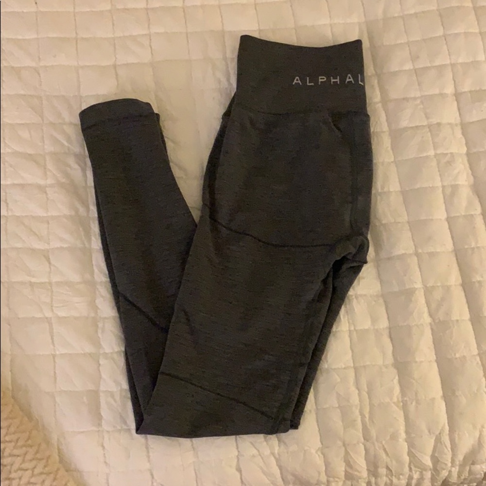 Charcoal alphalete leggings
